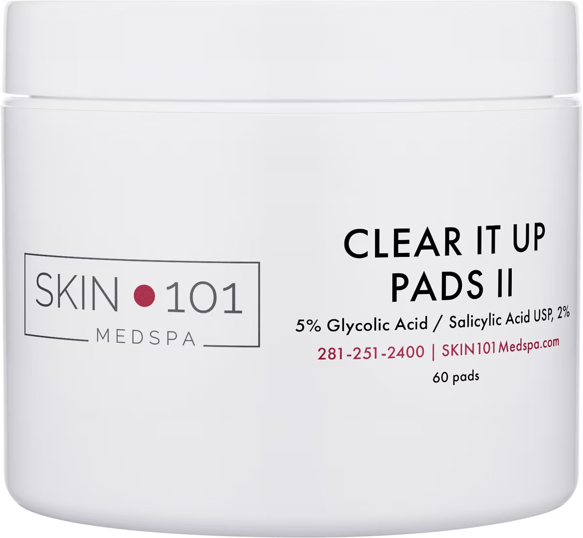 SKIN 101 Clear It Up II Pads – 60 Count
