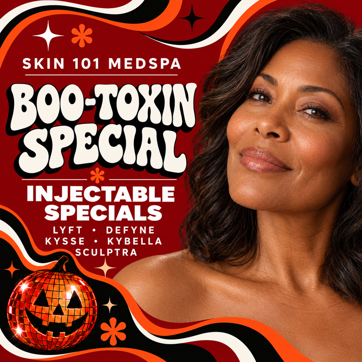 Boo-toxin Special | Lyft, Defyne, Kysse, Kybella & Sculptra